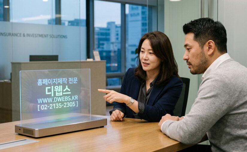 보험회사 & 투자회사, 반응형 홈페이지 제작으로 디지털 경쟁력 확보하는 법 (feat. 디웹스)