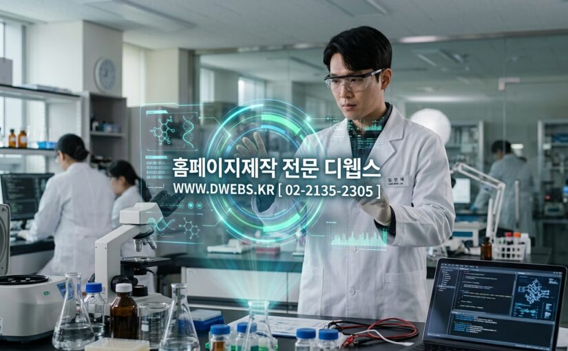 바이오 업계의 미래, 반응형 홈페이지 제작으로 앞서나가세요: 디웹스(DWEBS)가 답입니다.