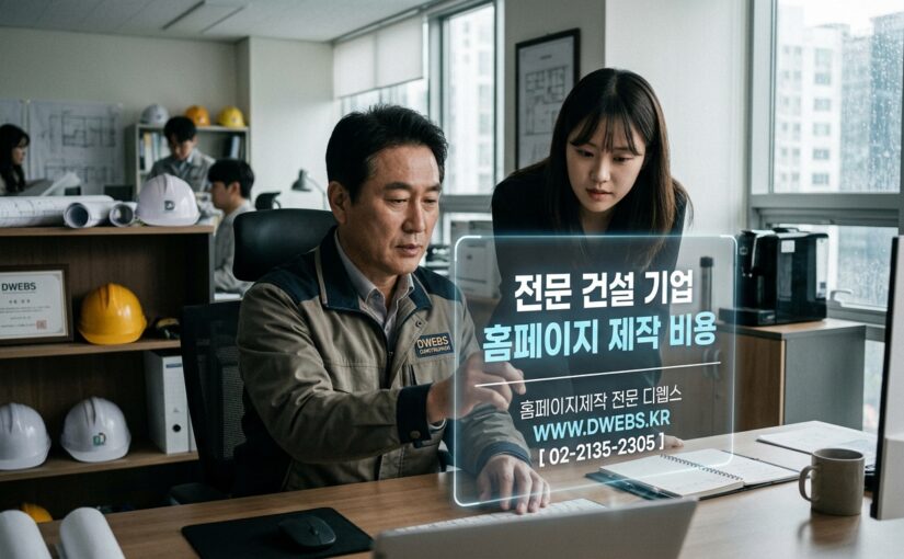 전문 건설 기업, 홈페이지 제작 비용, 왜 투자해야 할까요? 디웹스(DWEBS)가 알려드리는 성공 전략