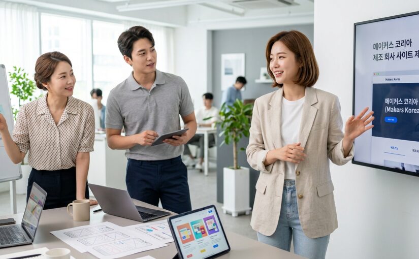 제조회사 사이트제작: 경쟁사 앞서는 온라인 홍보 전략 (디웹스 제작 장점)