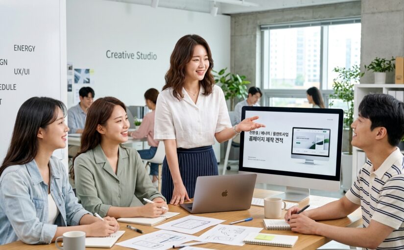 친환경 에너지 플랜트 홈페이지 제작 견적: DWEBS와 ‘신뢰’ 구축 전략