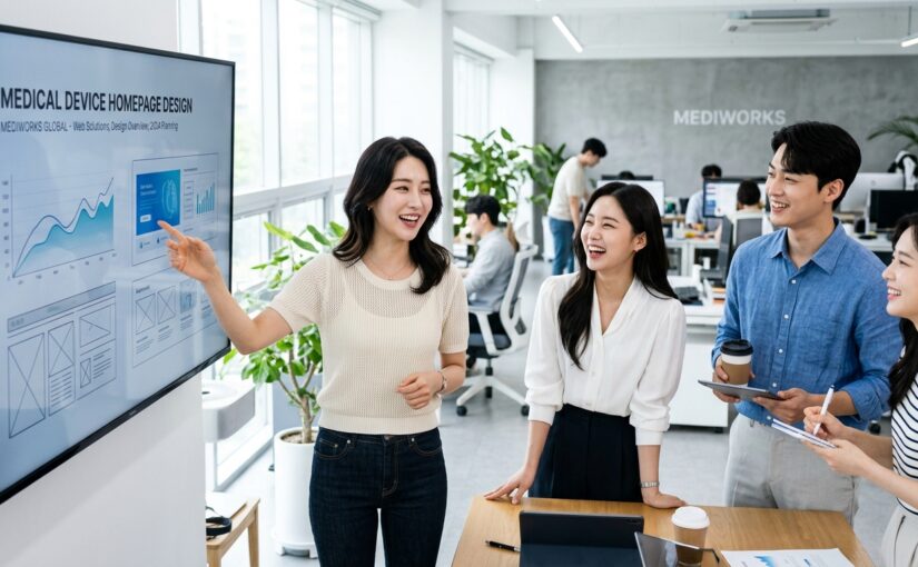 의료기기 홈페이지제작, ‘신뢰’가 핵심! 디웹스 성공 전략